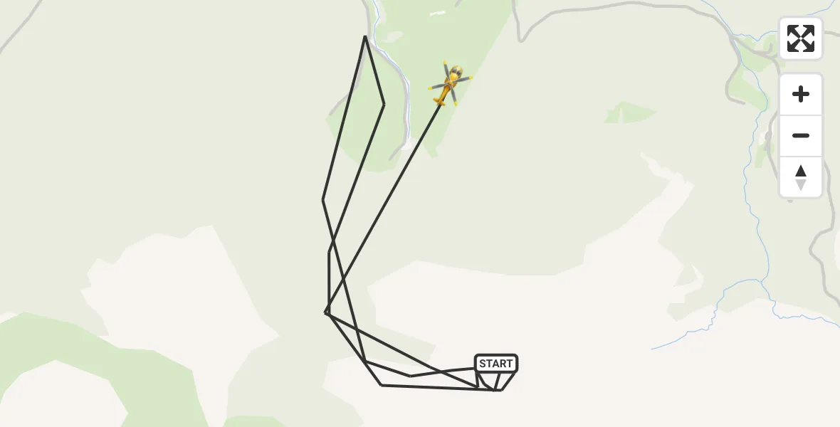Flugroute Rettungshubschrauber Halblech - Halblech, 16 Oktober 2026, 11:55