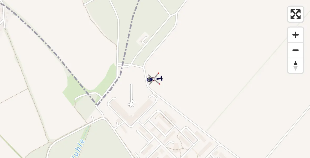 Flugroute Polizeihubschrauber Ahrensfelde Hubschrauberlandeplatz - Ahrensfelde Hubschrauberlandeplatz, 16 Oktober 2026, 18:11