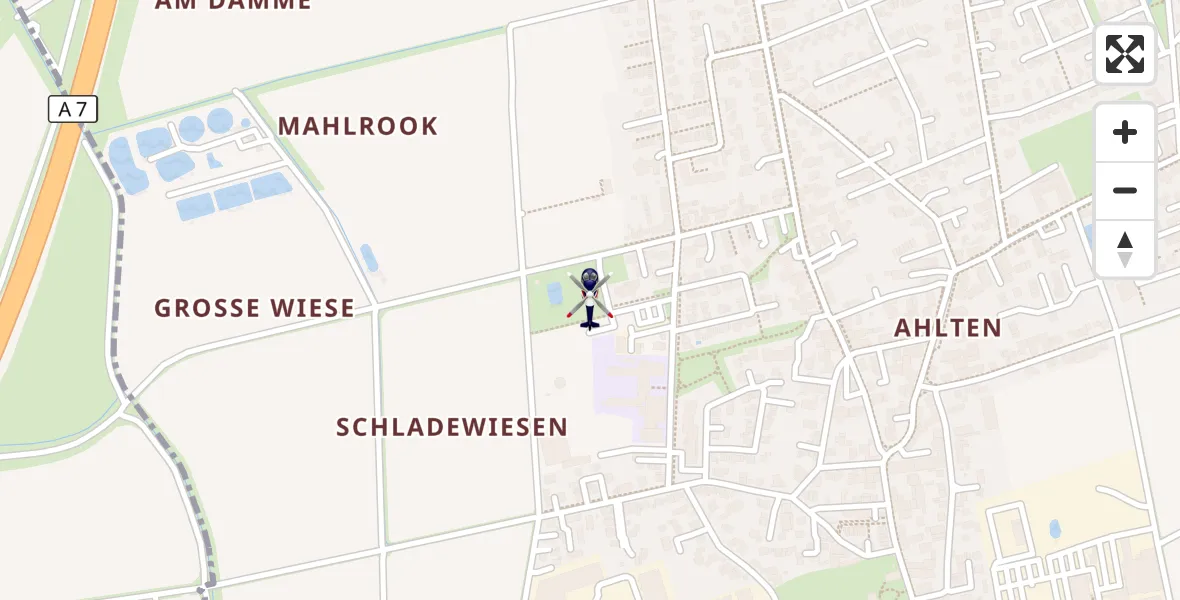 Flugroute Polizeihubschrauber Lehrte - Lehrte, 19 Oktober 2026, 07:16