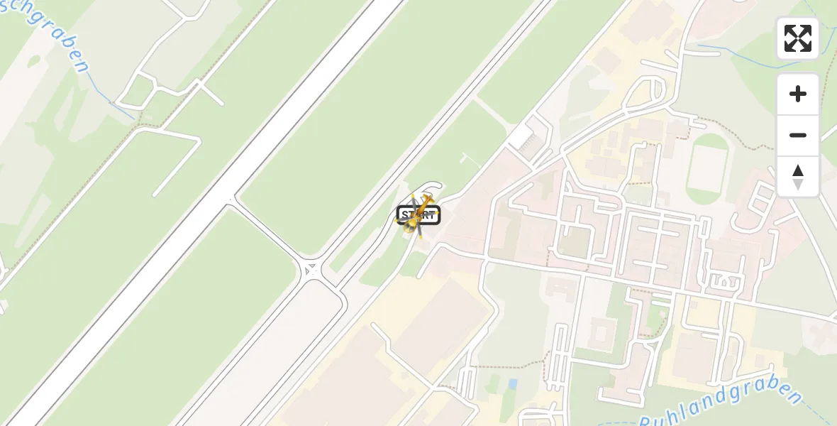 Flugroute Rettungshubschrauber Dresden Bundespolizei Hubschrauberlandeplatz - Dresden Bundespolizei Hubschrauberlandeplatz, 19 Oktober 2026, 11:11