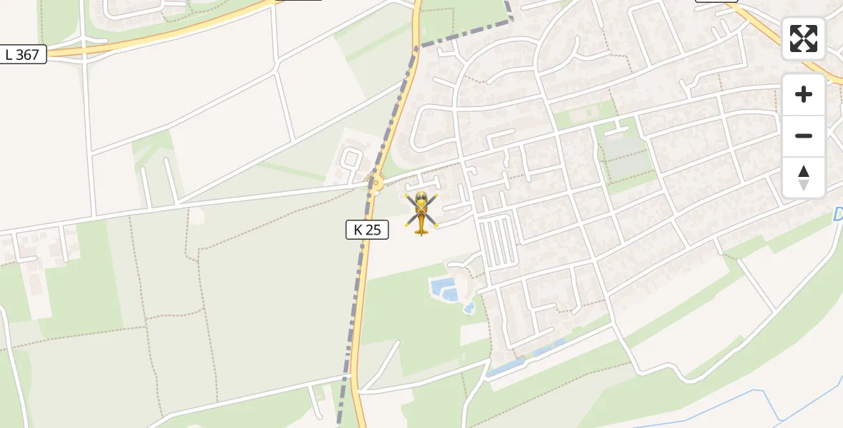 Flugroute Rettungshubschrauber Rodenbach - Rodenbach, 19 Oktober 2026, 16:00