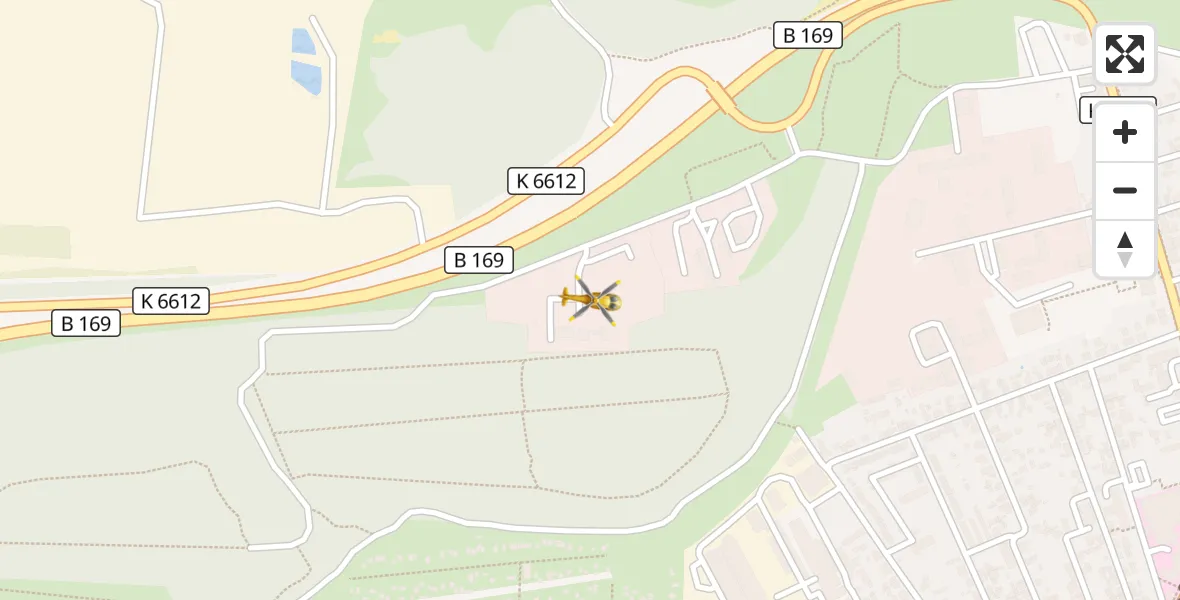 Flugroute Ambulanzhubschrauber ADAC Luftrettungsstation Senftenberg Hubschrauberlandeplatz - ADAC Luftrettungsstation Senftenberg Hubschrauberlandeplatz, 20 Oktober 2026, 04:52