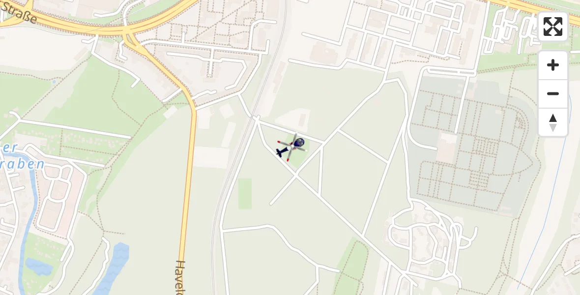 Flugroute Polizeihubschrauber Berlin - Berlin, 20 Oktober 2026, 07:17