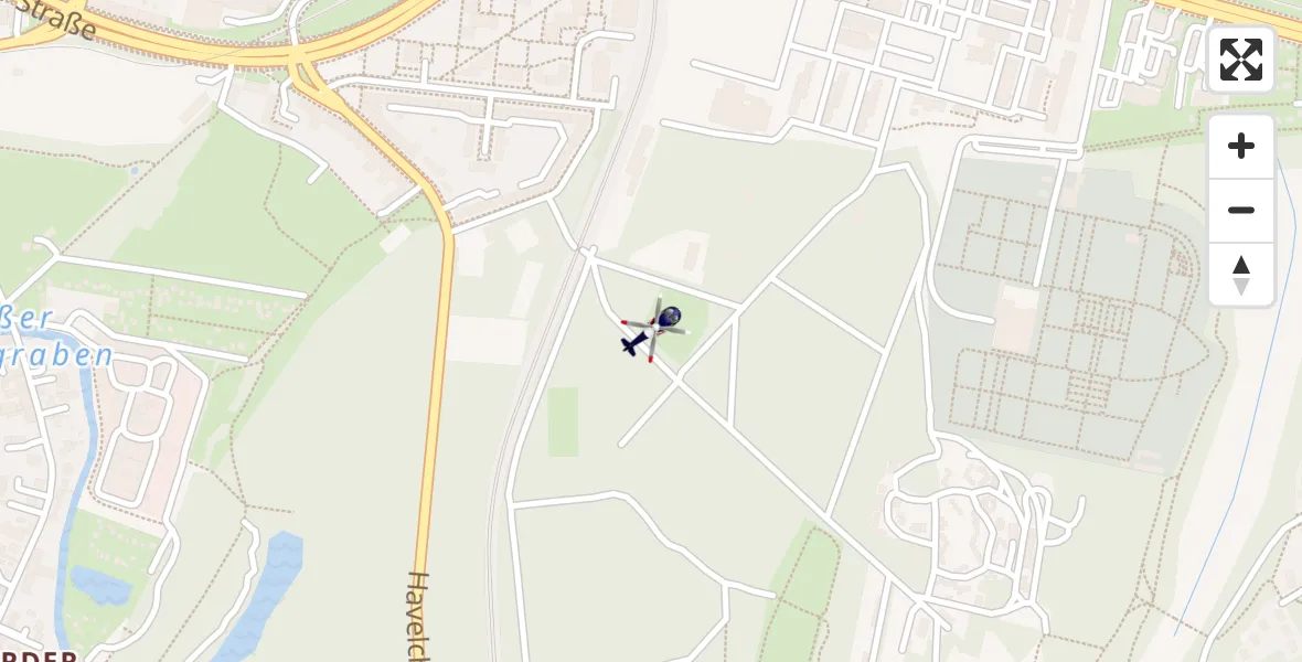 Flugroute Polizeihubschrauber Berlin - Berlin, 20 Oktober 2026, 09:49
