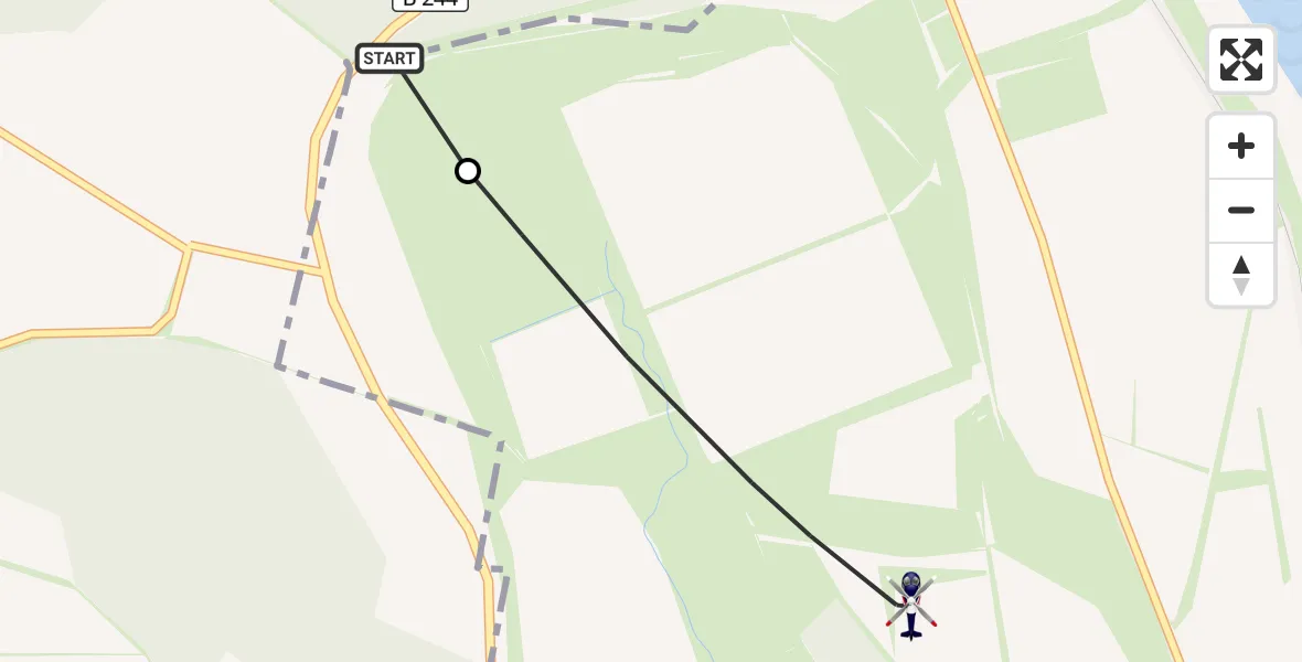 Flugroute Polizeihubschrauber Wolsdorf - Helmstedt, 20 Oktober 2026, 10:56