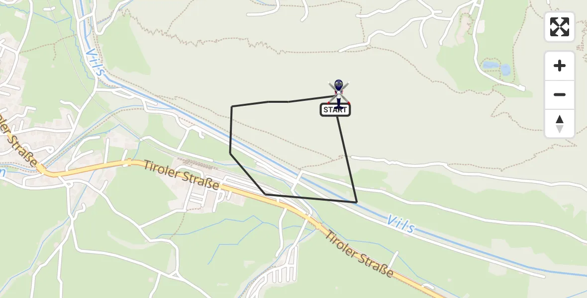 Flugroute Polizeihubschrauber Pfronten - Pfronten, 20 Oktober 2026, 11:12