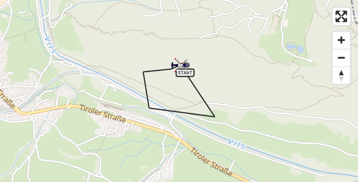 Flugroute Polizeihubschrauber Pfronten - Pfronten, 20 Oktober 2026, 11:19