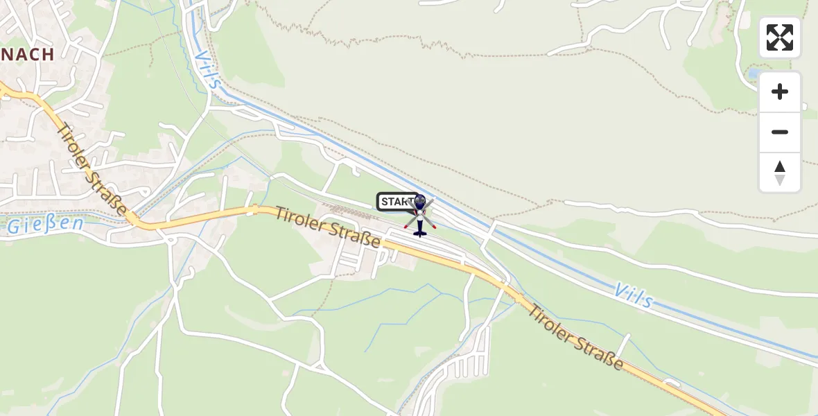 Flugroute Polizeihubschrauber Pfronten - Pfronten, 20 Oktober 2026, 11:51