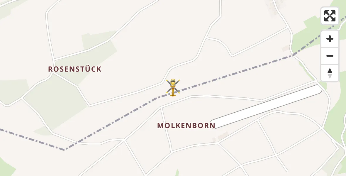 Flugroute Rettungshubschrauber Rockenhausen - Rockenhausen, 20 Oktober 2026, 12:53