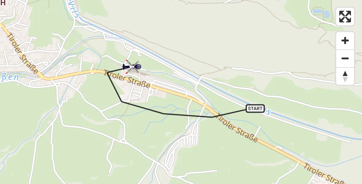 Flugroute Polizeihubschrauber Pfronten - Pfronten, 20 Oktober 2026, 13:41
