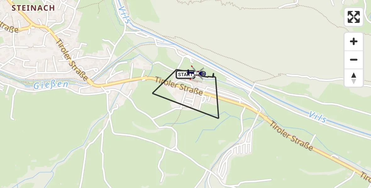 Flugroute Polizeihubschrauber Pfronten - Pfronten, 20 Oktober 2026, 14:04