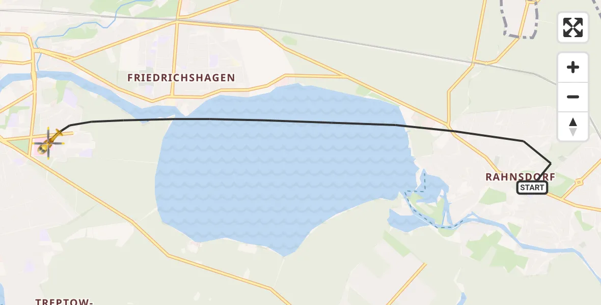Flugroute Rettungshubschrauber Berlin - Berlin, 20 Oktober 2026, 17:12