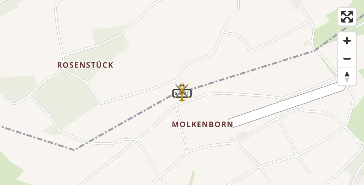 Flugroute Rettungshubschrauber Rockenhausen - Rockenhausen, 21 Oktober 2026, 09:17