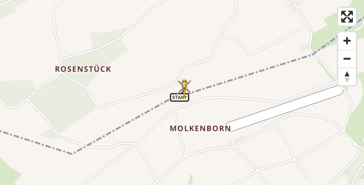 Flugroute Rettungshubschrauber Rockenhausen - Rockenhausen, 21 Oktober 2026, 09:21