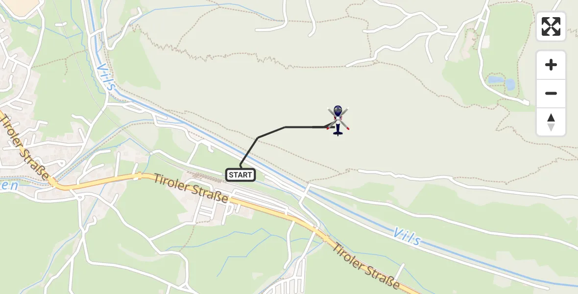 Flugroute Polizeihubschrauber Pfronten - Pfronten, 21 Oktober 2026, 11:21