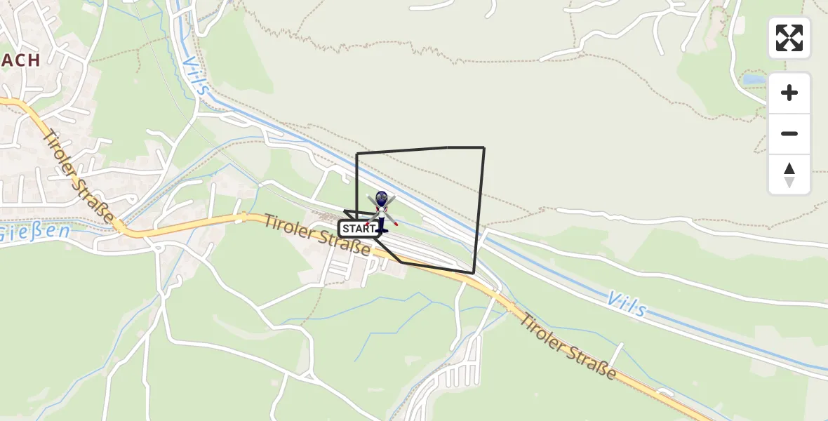 Flugroute Polizeihubschrauber Pfronten - Pfronten, 21 Oktober 2026, 11:41