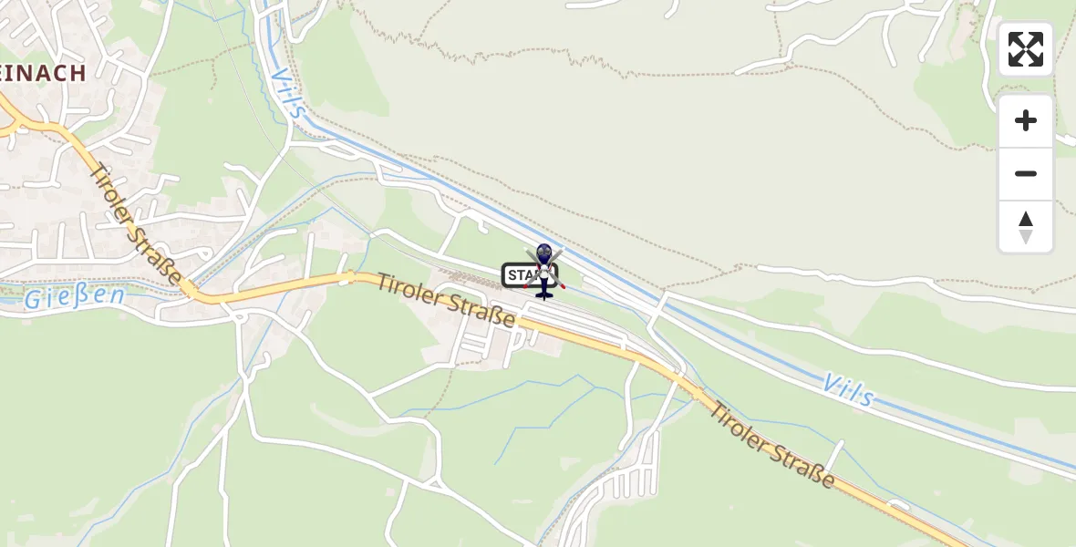 Flugroute Polizeihubschrauber Pfronten - Pfronten, 21 Oktober 2026, 11:48