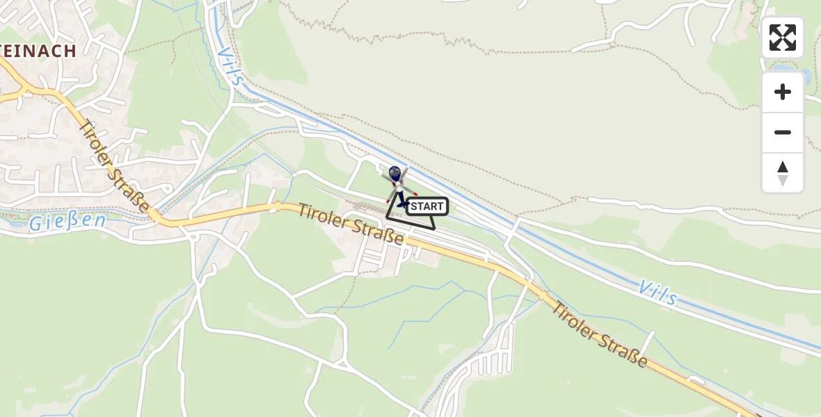 Flugroute Polizeihubschrauber Pfronten - Pfronten, 21 Oktober 2026, 11:51