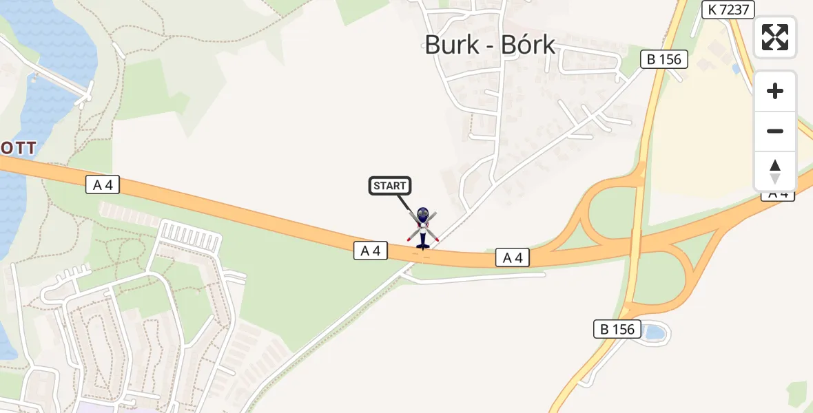 Flugroute Polizeihubschrauber Bautzen - Bautzen, 21 Oktober 2026, 20:38