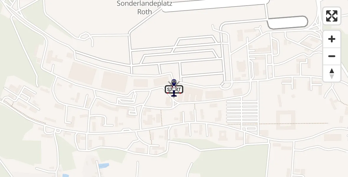 Flugroute Polizeihubschrauber Roth - Roth, 22 Oktober 2026, 05:03