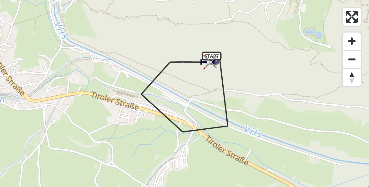 Flugroute Polizeihubschrauber Pfronten - Pfronten, 22 Oktober 2026, 08:04