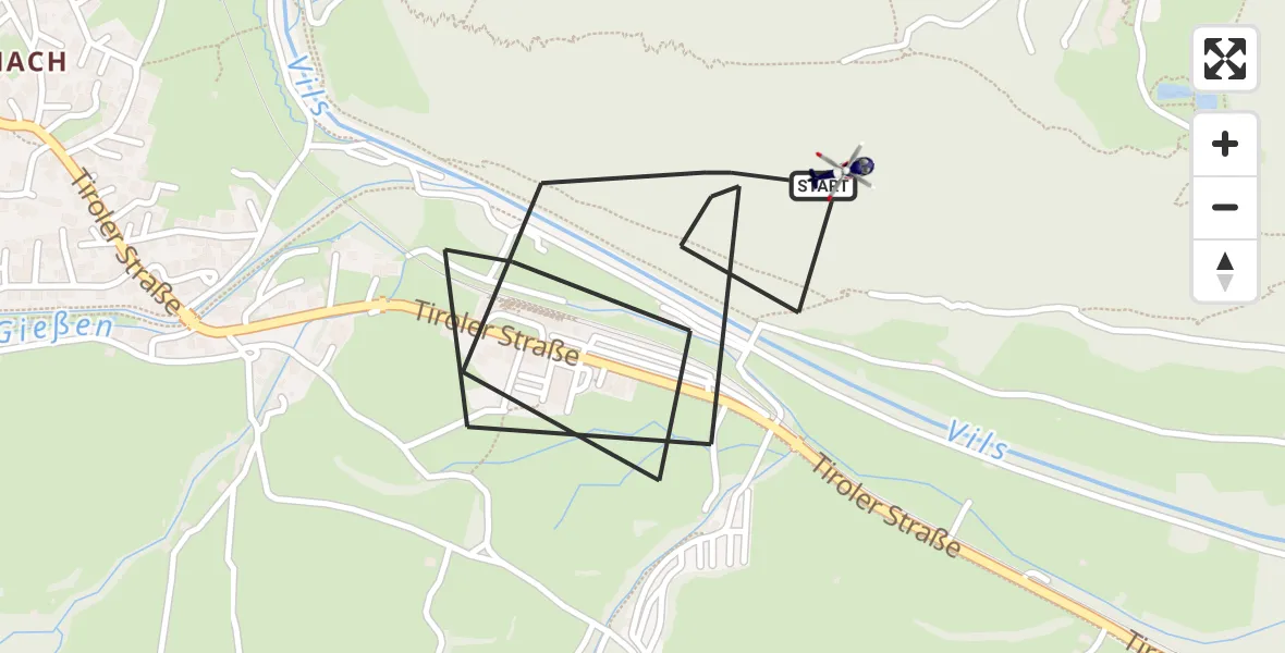 Flugroute Polizeihubschrauber Pfronten - Pfronten, 22 Oktober 2026, 08:36