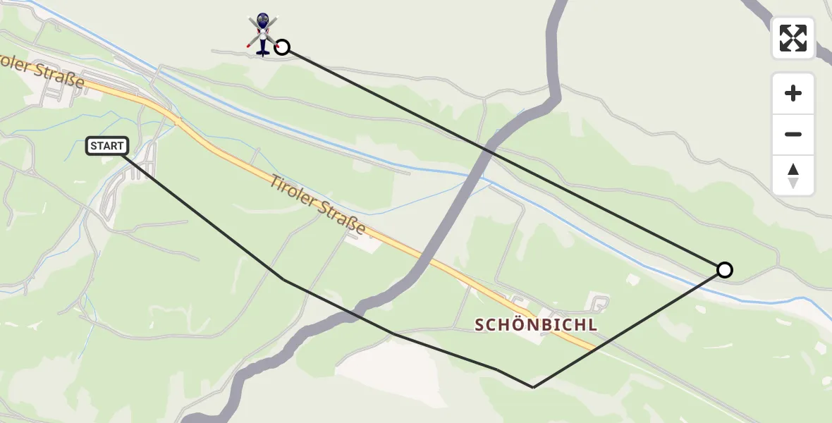 Flugroute Polizeihubschrauber Pfronten - Pfronten, 22 Oktober 2026, 09:17