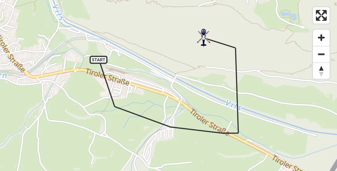 Flugroute Polizeihubschrauber Pfronten - Pfronten, 22 Oktober 2026, 10:32