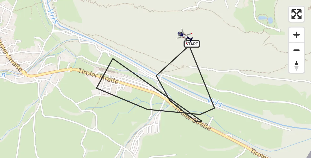 Flugroute Polizeihubschrauber Pfronten - Pfronten, 22 Oktober 2026, 10:52