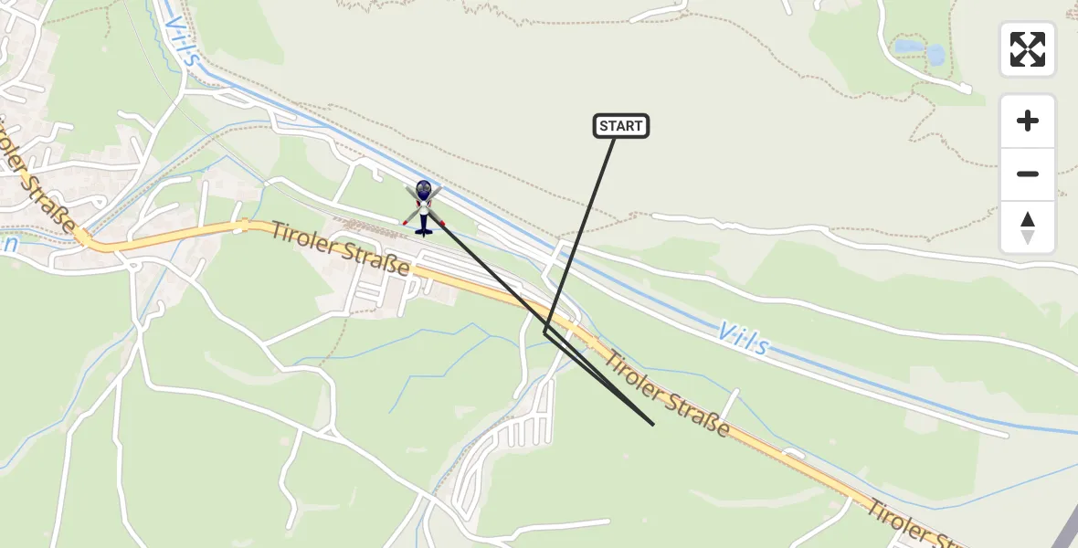 Flugroute Polizeihubschrauber Pfronten - Pfronten, 22 Oktober 2026, 11:19
