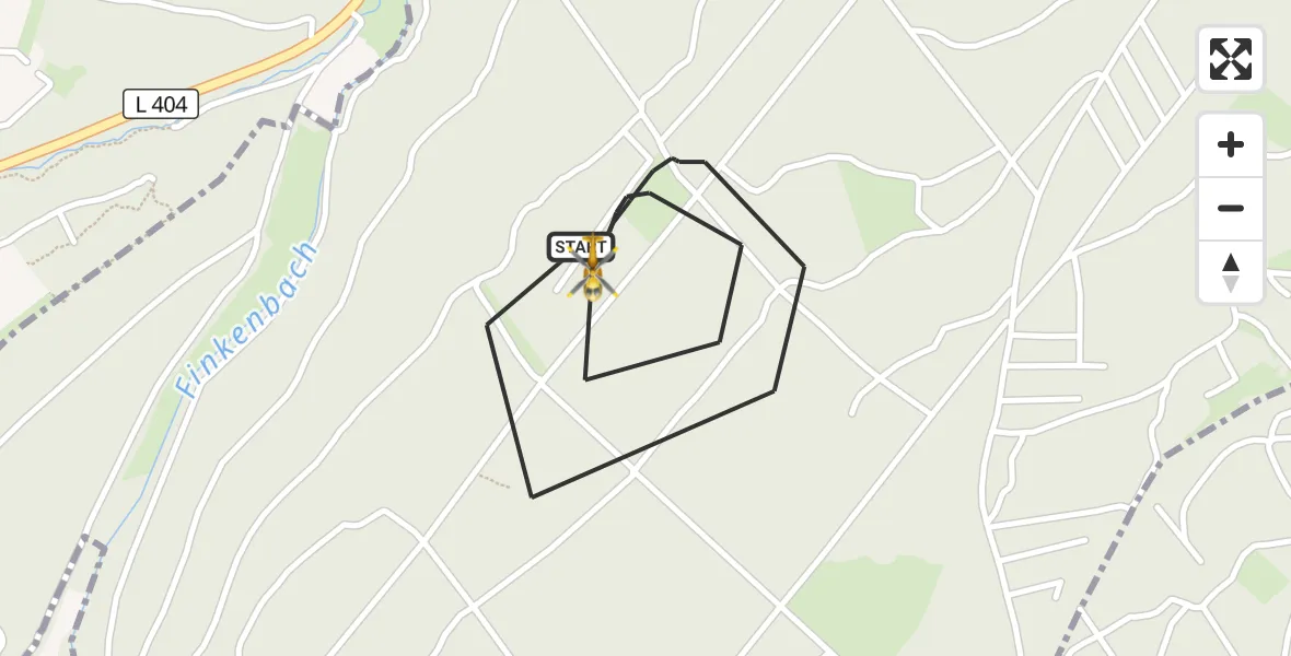 Flugroute Rettungshubschrauber Wendelsheim - Wendelsheim, 22 Oktober 2026, 11:21