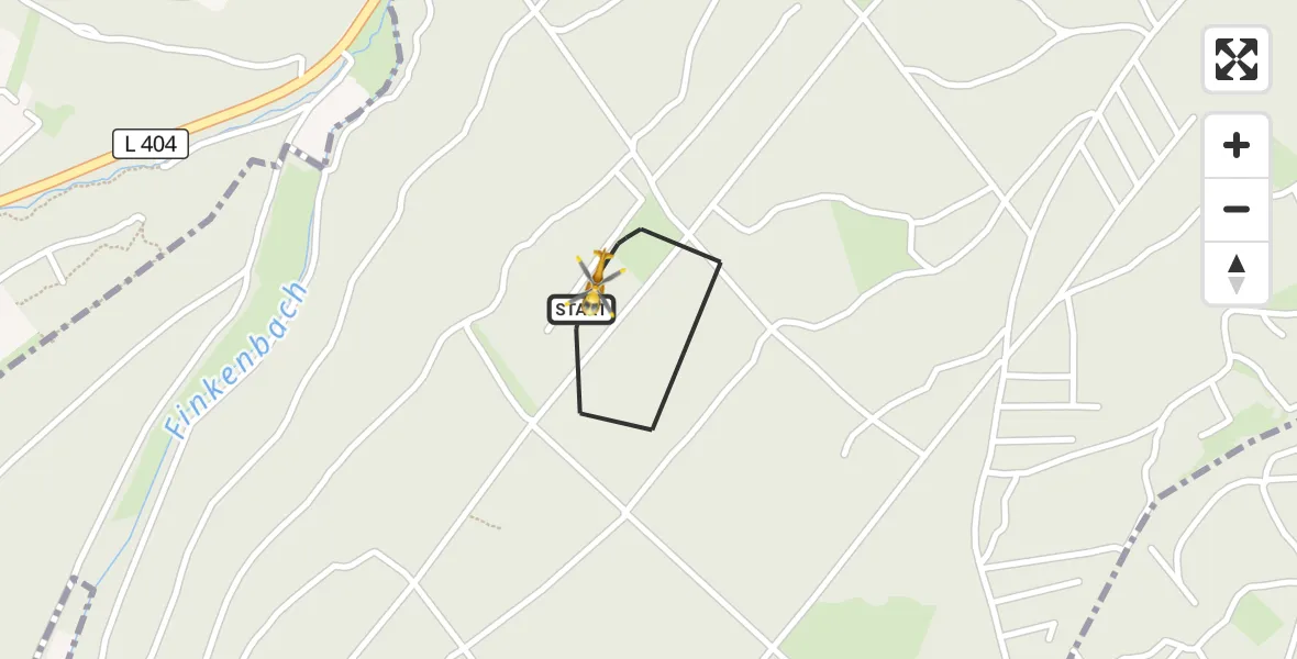 Flugroute Rettungshubschrauber Wendelsheim - Wendelsheim, 22 Oktober 2026, 11:28