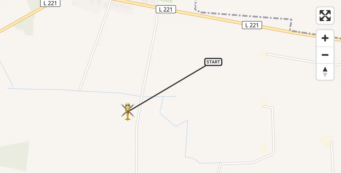 Flugroute Rettungshubschrauber Reinstorf - Reinstorf, 22 Oktober 2026, 12:14