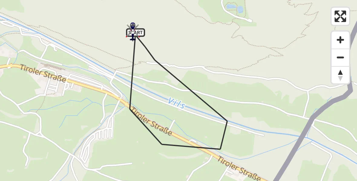 Flugroute Polizeihubschrauber Pfronten - Pfronten, 22 Oktober 2026, 12:52