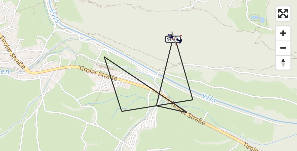 Flugroute Polizeihubschrauber Pfronten - Pfronten, 22 Oktober 2026, 12:58
