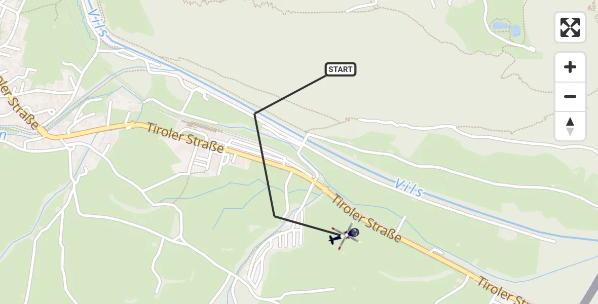 Flugroute Polizeihubschrauber Pfronten - Pfronten, 22 Oktober 2026, 13:02