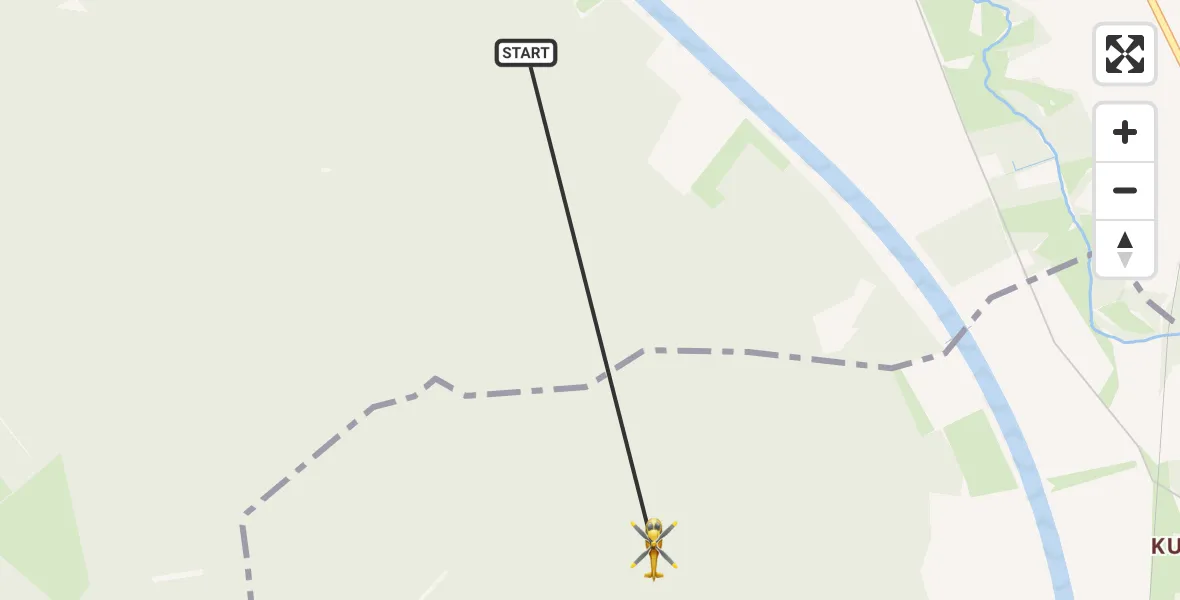 Flugroute Rettungshubschrauber Wrestedt - Bad Bodenteich, 22 Oktober 2026, 14:00