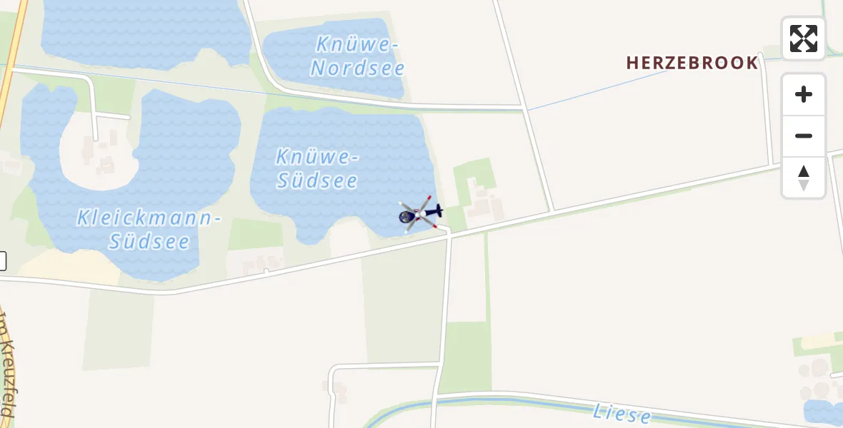 Flugroute Polizeihubschrauber Wadersloh - Wadersloh, 23 Oktober 2026, 09:40