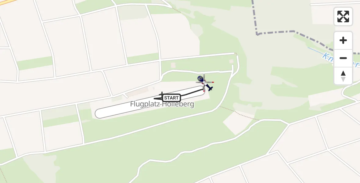 Flugroute Polizeihubschrauber Hölleberg Flugplatz - Hölleberg Flugplatz, 23 Oktober 2026, 10:22