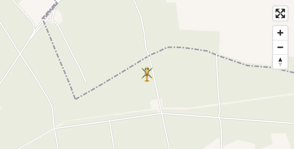Flugroute Rettungshubschrauber Großräschen - Großräschen, 23 Oktober 2026, 11:42