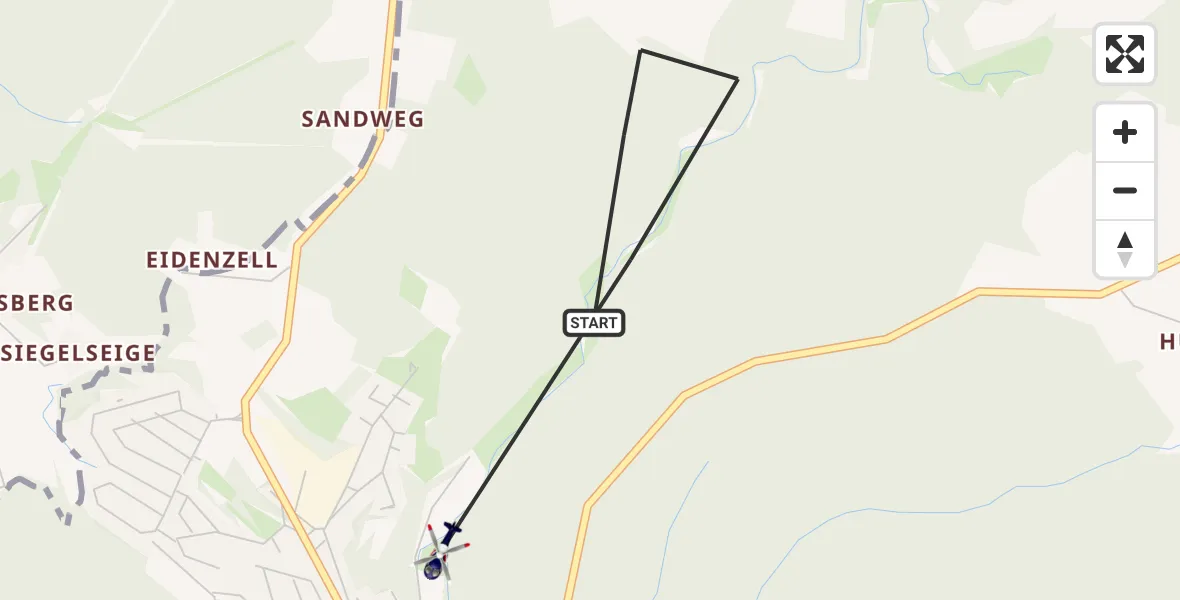 Flugroute Polizeihubschrauber Wörth a.d.Donau - Wörth a.d.Donau, 24 Oktober 2026, 09:57