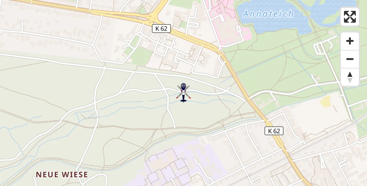 Flugroute Polizeihubschrauber Hannover - Hannover, 25 Oktober 2026, 15:15