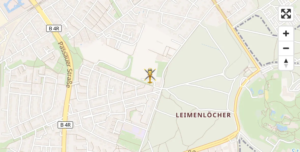 Flugroute Ambulanzhubschrauber Nürnberg - Nürnberg, 26 Oktober 2026, 10:10