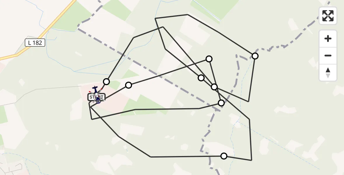 Flugroute Polizeihubschrauber Swisttal - Swisttal, 27 Oktober 2026, 09:14