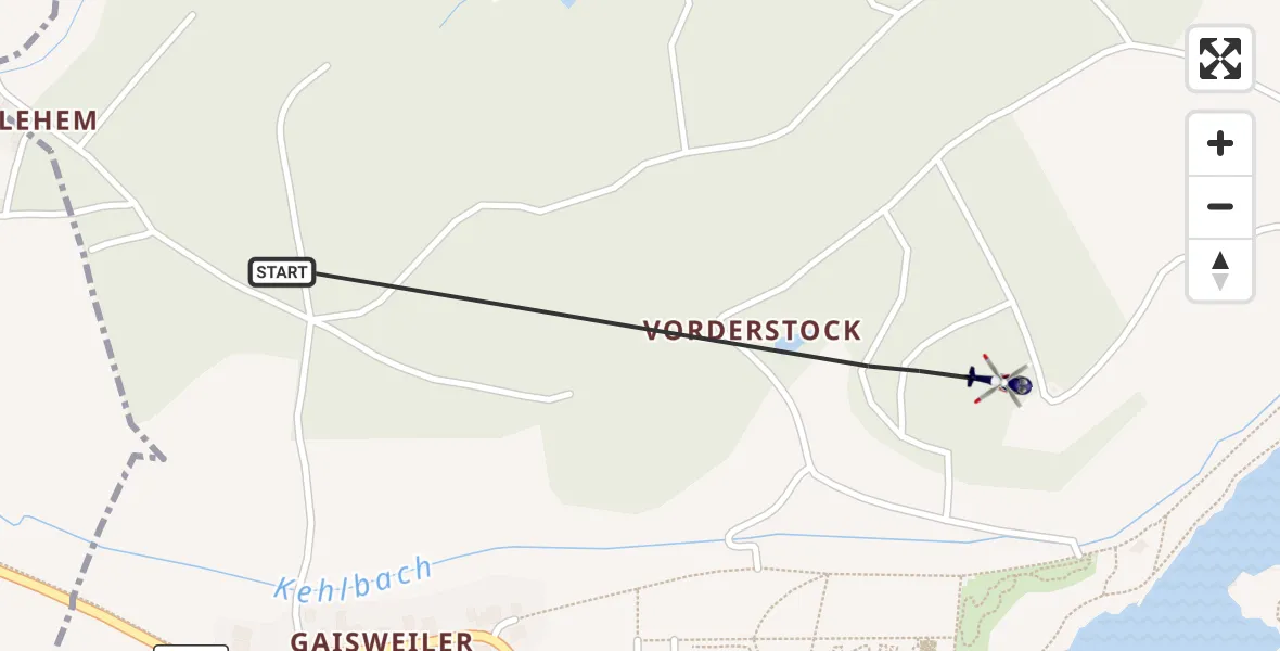 Flugroute Polizeihubschrauber Pfullendorf - Pfullendorf, 27 Oktober 2026, 10:27