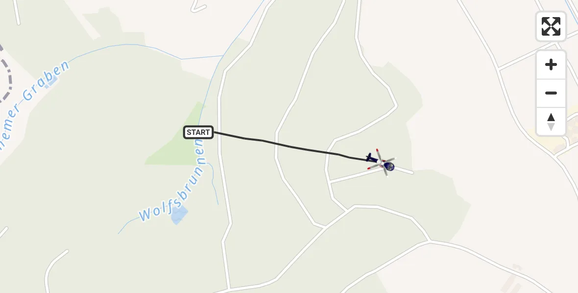 Flugroute Polizeihubschrauber Pfullendorf - Pfullendorf, 27 Oktober 2026, 10:42