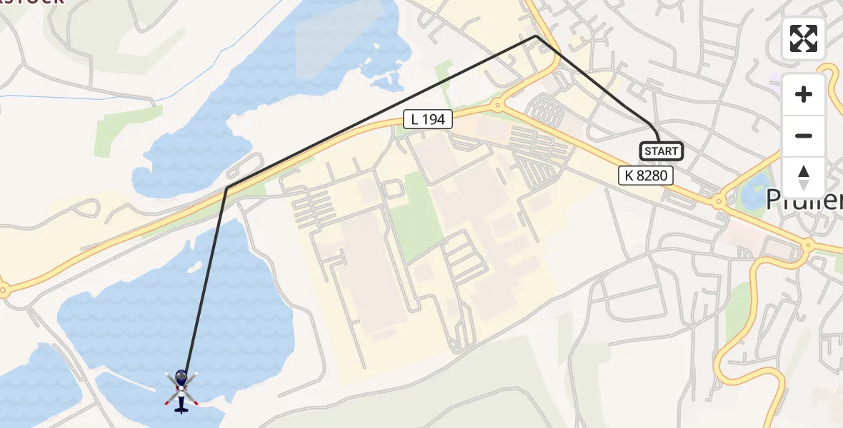 Flugroute Polizeihubschrauber Pfullendorf - Pfullendorf, 27 Oktober 2026, 11:15