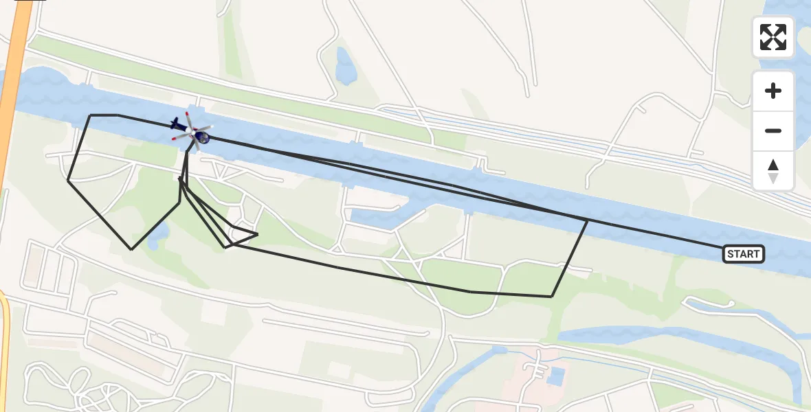 Flugroute Polizeihubschrauber Ingolstadt - Ingolstadt, 28 Oktober 2026, 12:16