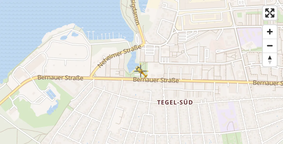 Flugroute Rettungshubschrauber Berlin - Berlin, 28 Oktober 2026, 13:33