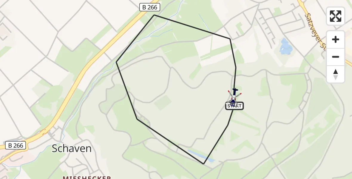 Flugroute Polizeihubschrauber Mechernich - Mechernich, 28 Oktober 2026, 17:40